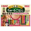 いなばペットフード ちゅ～るごはん とりささみ・ビーフバラエティ 14g×40本