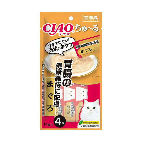 いなば CIAOちゅーる 胃腸の健康に配慮 まぐろ 14g×4本