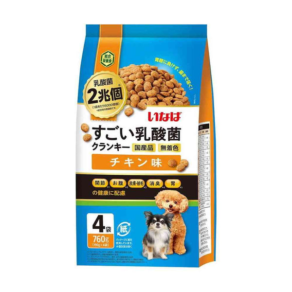 いなば すごい乳酸菌クランキーチキン味 190g×4袋