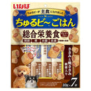 いなばペットフード いなば ちゅるビ〜ごはん 総合栄養食 ささみと焼ささみ 軟骨入り 10g×7袋