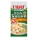 いなばペットフード ささみと緑黄色野菜 とり軟骨・チーズ入り 60g×3袋