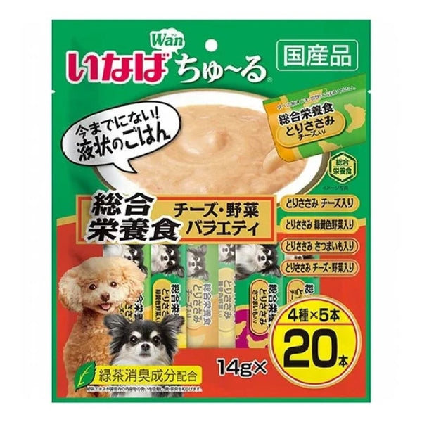 いなばちゅーる総合栄養食チーズ・野菜バラエティ 14g×20P