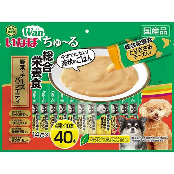 いなばちゅーる総合栄養食野菜・チーズバラエティ 14g×40P