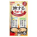 いなばペットフード 旅するちゅ〜る 地鶏堪能セレクション 6g×6本