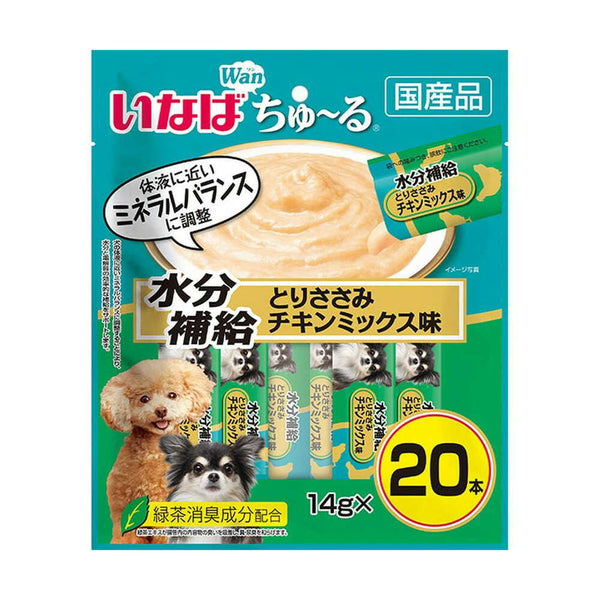 いなば ちゅーる 水分補給 とりささみ チキンミックス味 14g×20本