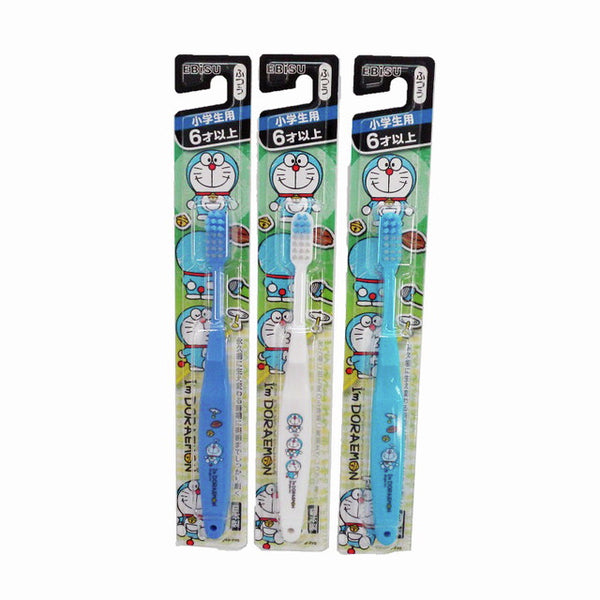 Ebisu Aim Doraemon Children's Toothbrush (Ages 6 and up) *○Colors cannot be selected