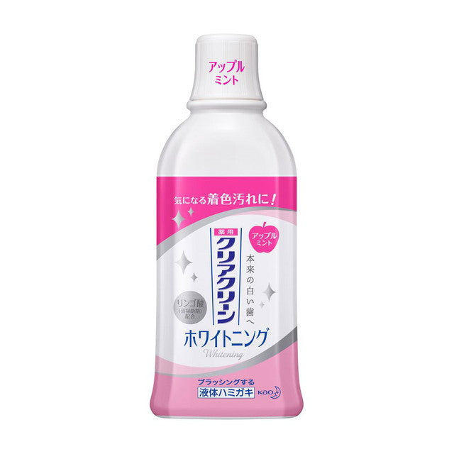 [医药部外品] Kao Clear Clean Plus Dental Rinse Apple Mint 600ml *