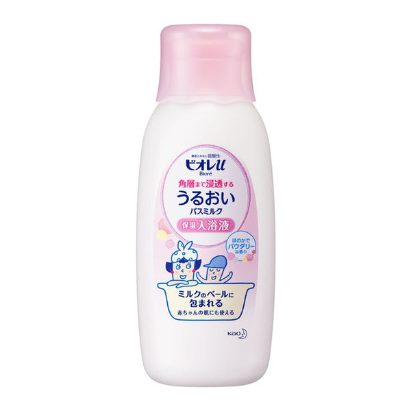 Biore u Bath milk powdery scent that penetrates into the stratum corneum body 600ml