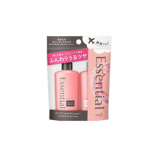 Essential Fluffy and Lustrous 洗发水和护发素迷你套装 90ml *