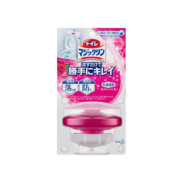 Toilet Magiclean Cleans itself just by flushing Elegant rose scent Body 80g *