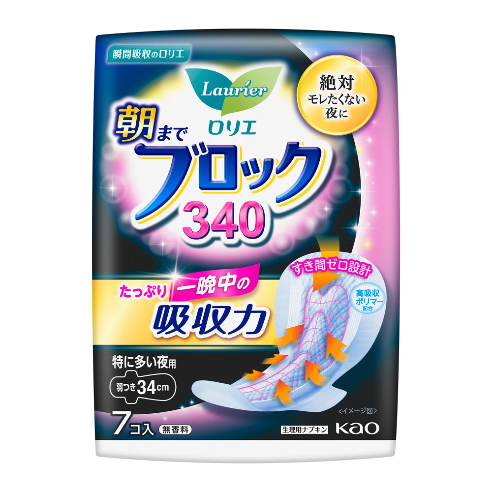 ロリエ 朝までブロック 340 7コ入