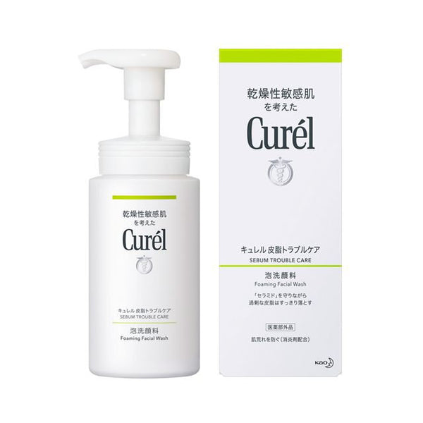 Kao Curel sebum trouble care foam cleanser 150ml