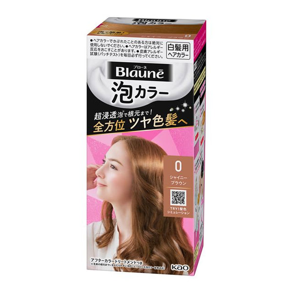 [Quasi-drug] Kao Brone Foam Color 0 Shiny Brown 108ml