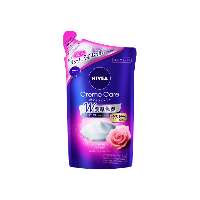 Kao Nivea Cream Care Body Wash Garden Rose Refill 360ml*