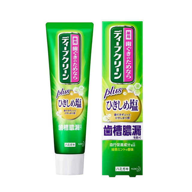 【医薬部外品】花王 ディープクリーン 薬用ハミガキ ひきしめ塩 100g