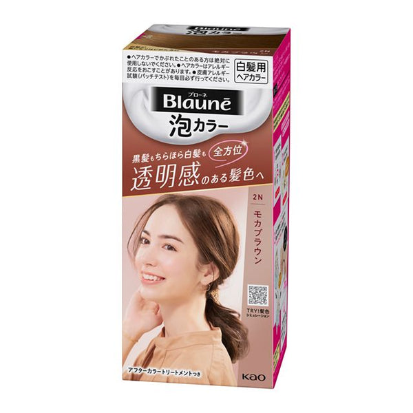 [医药部外品] 花王 Burone 泡沫染发剂 2N 摩卡棕 108ml