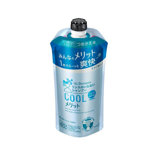 [医药部外品] 花王 Merit 免洗洗发水 Cool Refill 340ml *