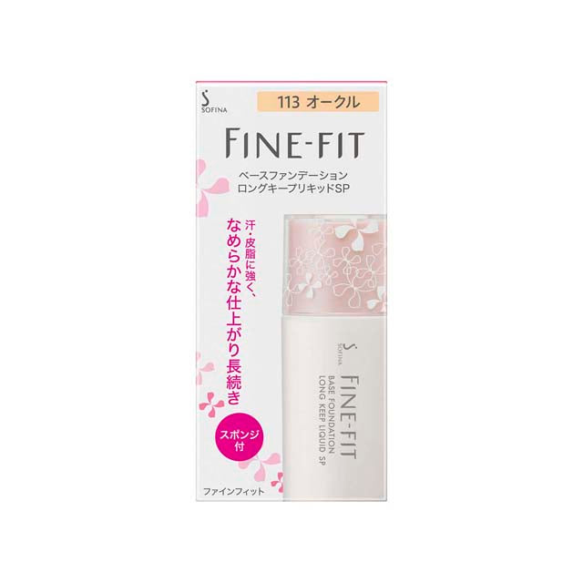 Sofina Fine Fit Base Foundation Long Keep Liquid SP 113 Ocher*