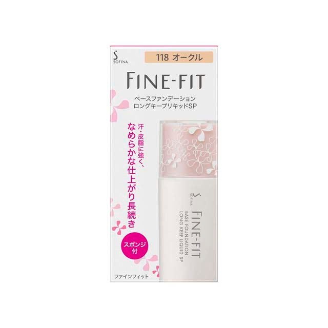 Sofina Fine Fit Base Foundation Long Keep Liquid SP 118 Ocher*