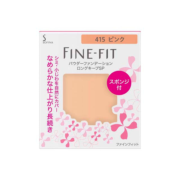 Sofina Fine Fit Powder Foundation Long Keep SP 415 Pink*