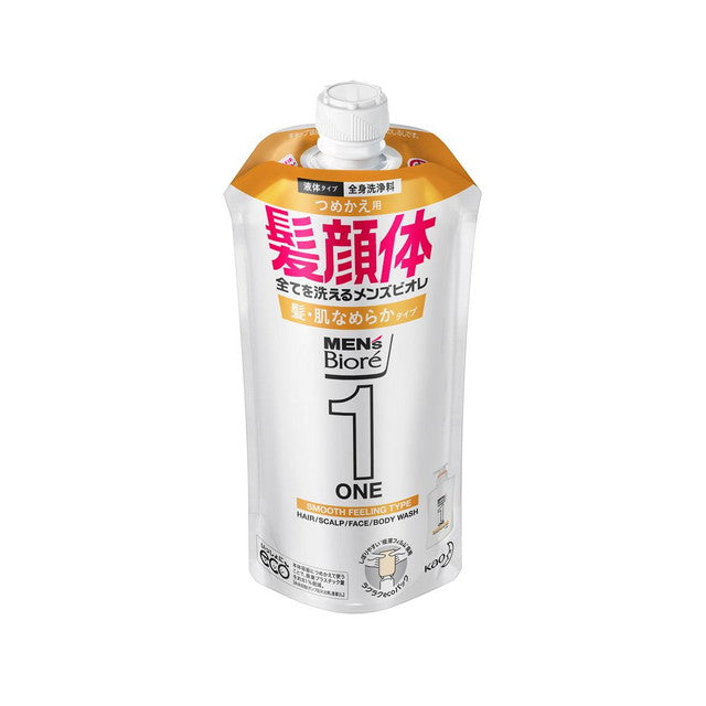 花王 メンズビオレONE 髪・肌なめらか 詰め替え 340ml