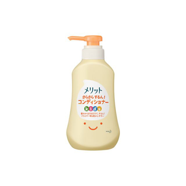 メリット さらさらするんコンディショナー キッズ ポンプ 360ml