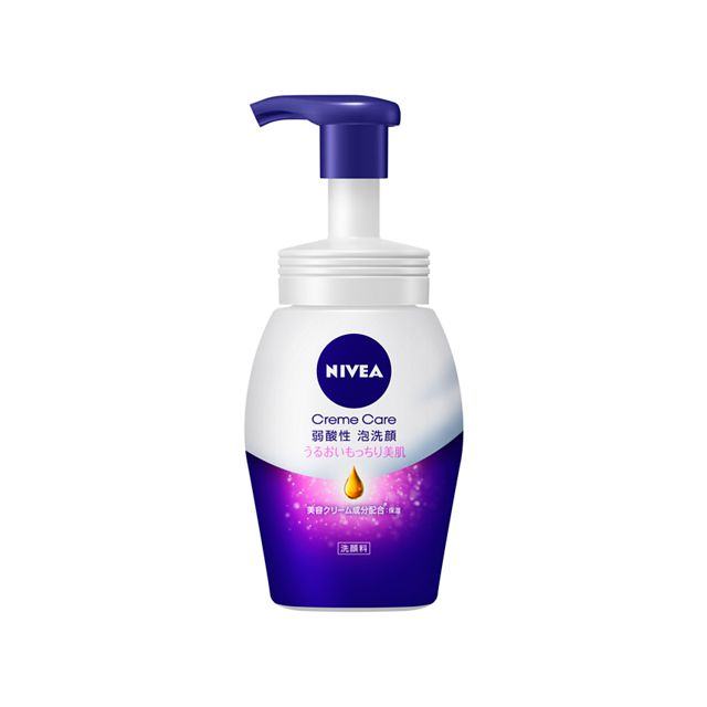 花王 Nivea cream care 弱酸性泡沫洗面奶150ml