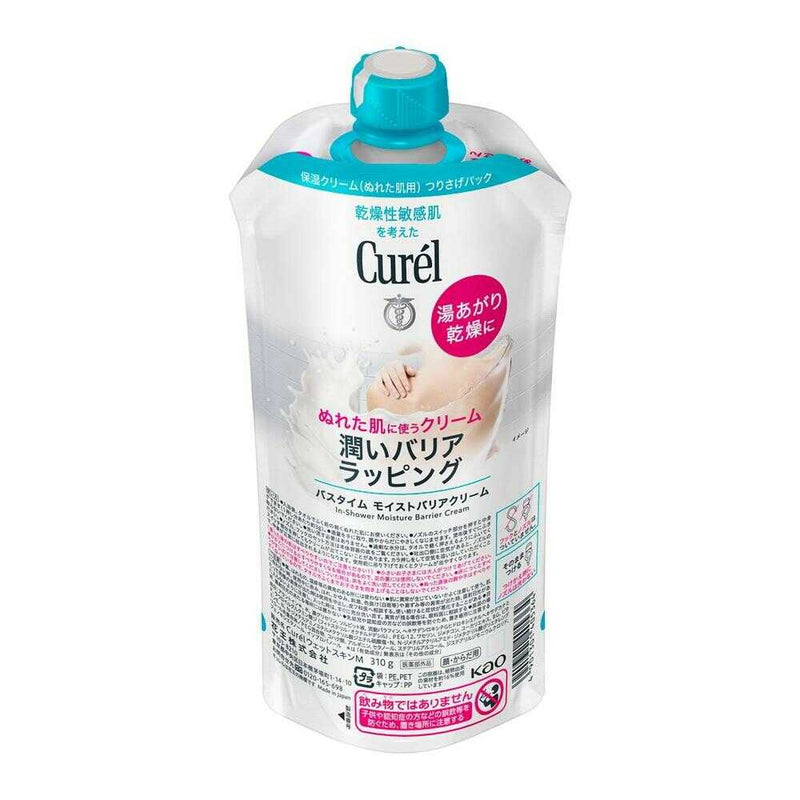 【医薬部外品】花王 キュレル（curel） バスタイム モイストバリアクリーム つけかえ用 310g