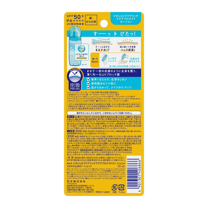 碧柔 UV Aqua Rich Aqua Protect Lotion 70ml