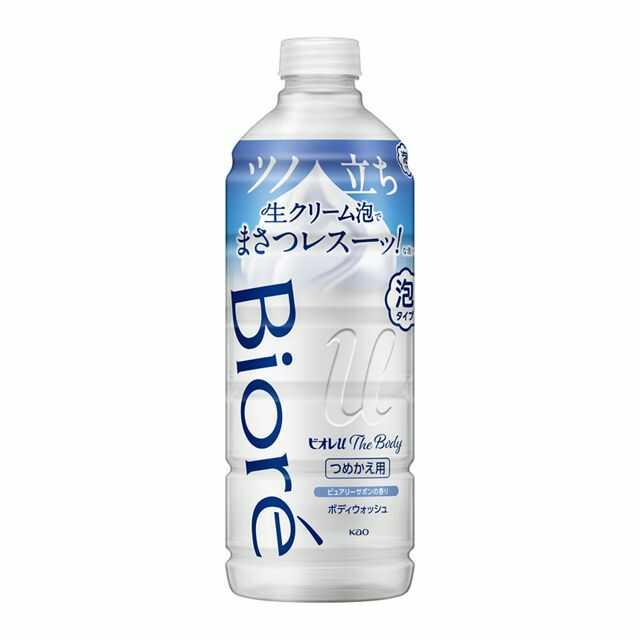 花王 ビオレu ザボディ 泡タイプボディウォッシュ ピュアリーサボンの香り 詰め替え用 440ml