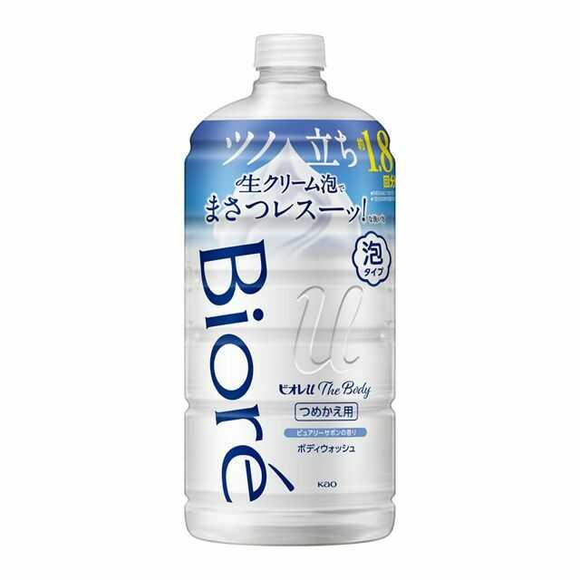 花王 ビオレu ザボディ 泡タイプボディウォッシュ ピュアリーサボンの香り 詰め替え用 780ml