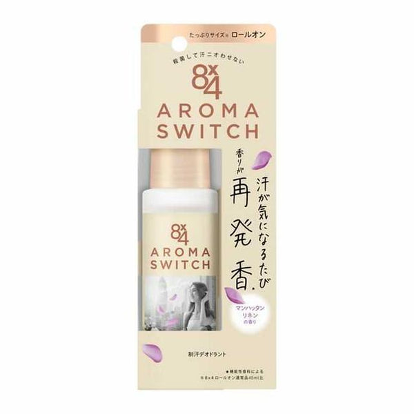 [Quasi-drug] Kao 8x4 aroma switch antiperspirant deodorant roll-on Manhattan linen scent 65ml