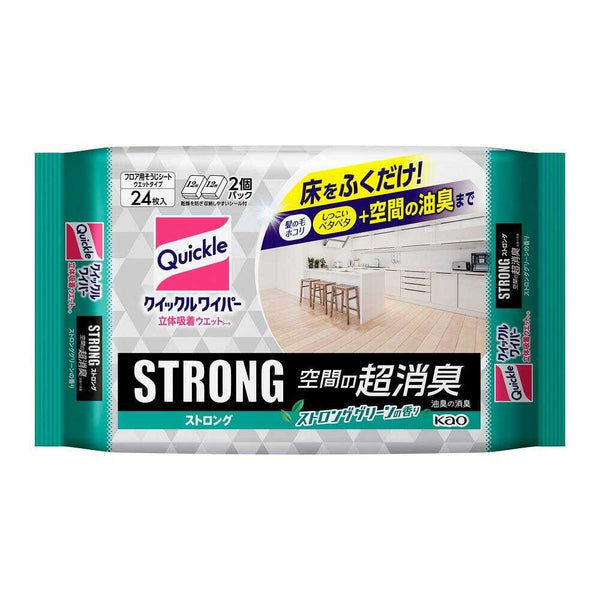 花王 クイックルワイパーWシートSTRONG空間の超消臭 24枚