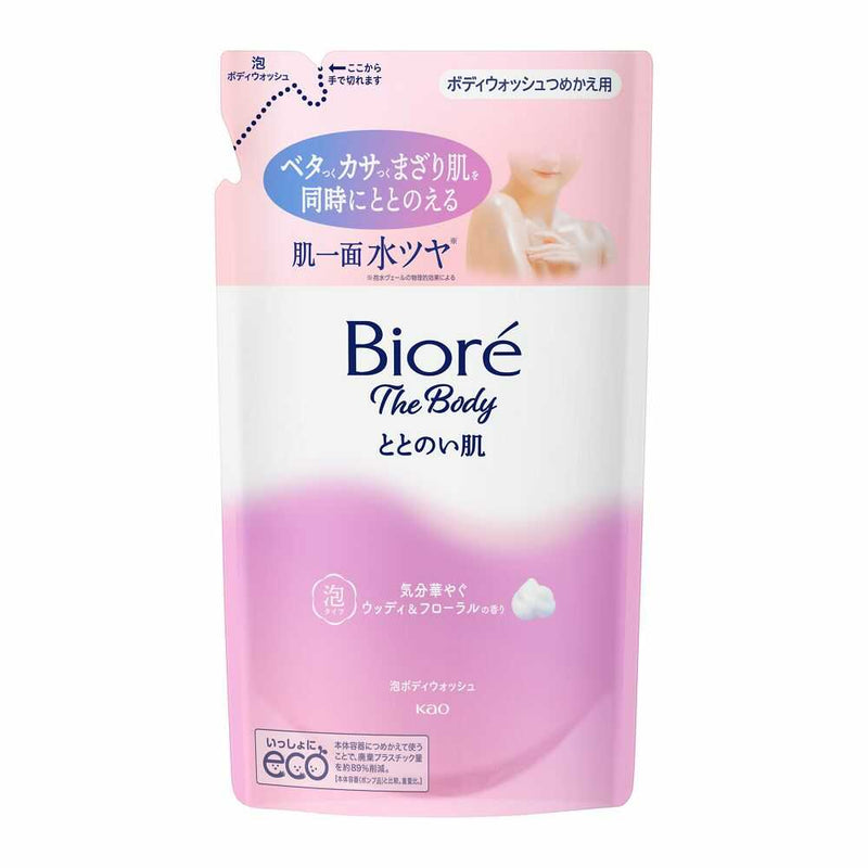 花王 ビオレ ザ ボディ ととのい肌 泡タイプ ウッディ＆フローラルの香り つめかえ用 440ml