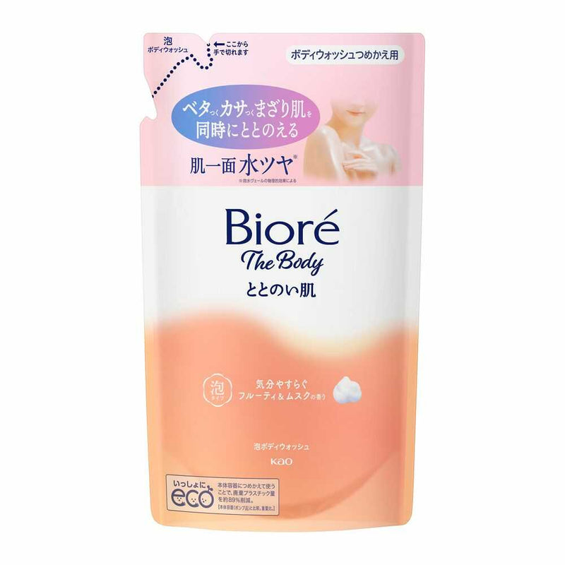 花王 ビオレ ザ ボディ ととのい肌 泡タイプ フルーティ＆ムスクの香り つめかえ用 440ml