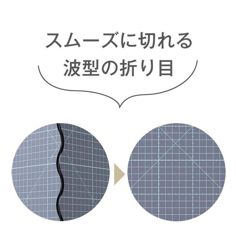クロバー カッティングマットe A1 折りたたみ 57-859 メーカー直送 ▼返品・キャンセル不可【他商品との同時購入不可】