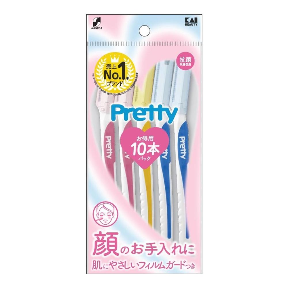 【２０個セット】 貝印 プリティー フレッシュL 10本×２０個セット 【mor】【ご注文後発送までに2週間前後頂戴する場合がございます】 貝印 プリティー フレッシュL 10本