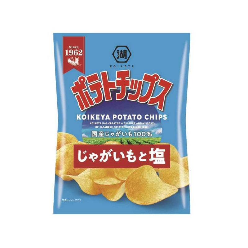 ◆湖池屋 ポテトチップス じゃがいもと塩 60g