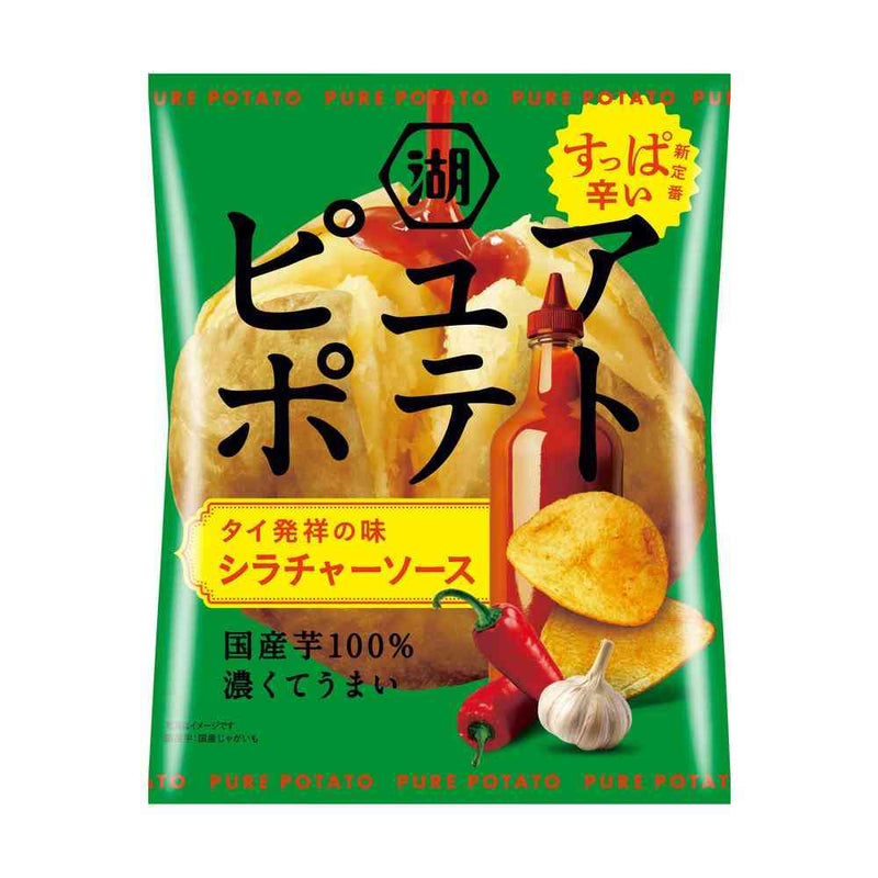 ◇湖池屋 ピュアポテト シラチャーソース 52g