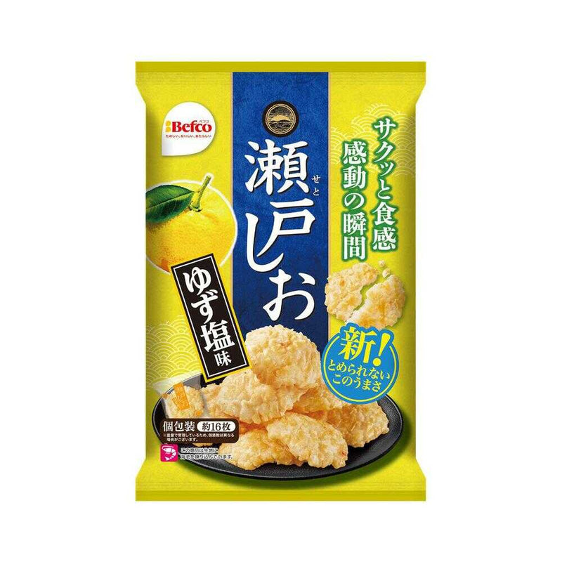 ◆栗山米菓 瀬戸しお ゆず塩味 83g