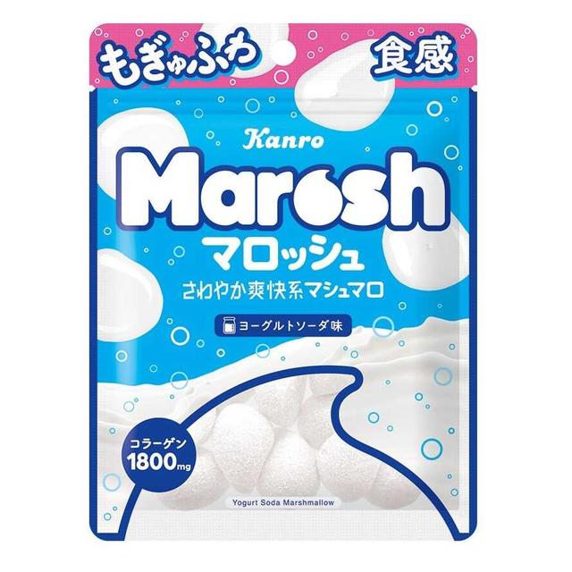 ◆カンロ マロッシュ ヨーグルトソーダ味 50g