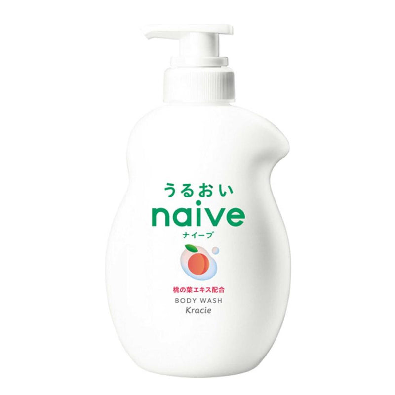 Kracie Home Products Naive Body Soap with Peach Leaf Extract Jumbo 530ml