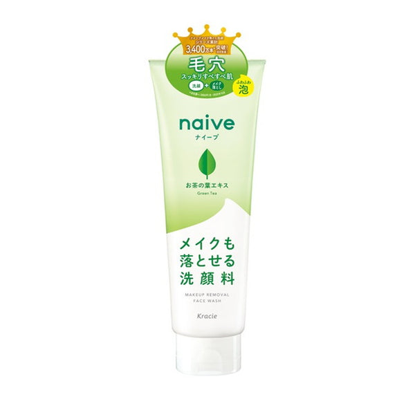 Kracie Home Products Naive Makeup Remover Face Wash (with tea leaf extract) 200g