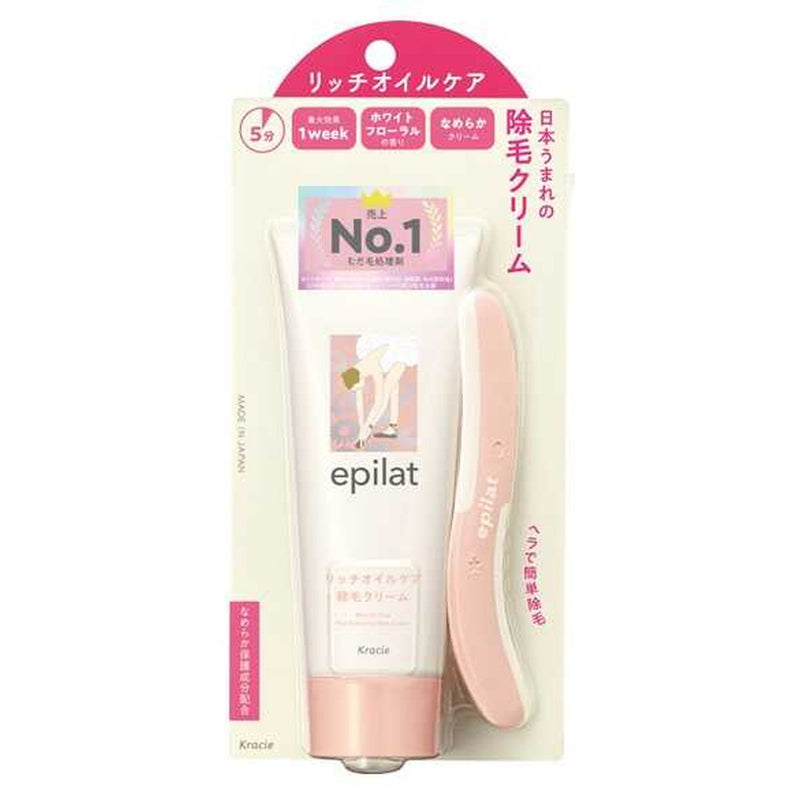[Quasi-drug] Kracie Home Products Epilat Hair Removal Cream Rich Oil Care