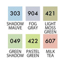 呉竹 ZIGクリーンカラーリアルブラッシュ ペールカラー 6VH