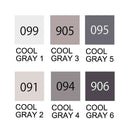 呉竹 ZIGクリーンカラーリアルブラッシュ クールグレイ 6VB