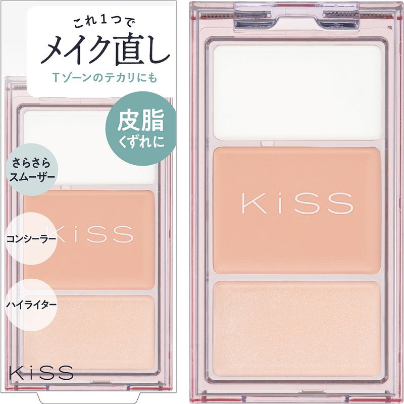 キス メイクリタッチパレットN 02 バーム0.7g、コンシーラー1.5g、ハイライター0.9g