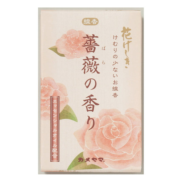 カメヤマ 花げしき 薔薇の香り ミニ寸  約50g