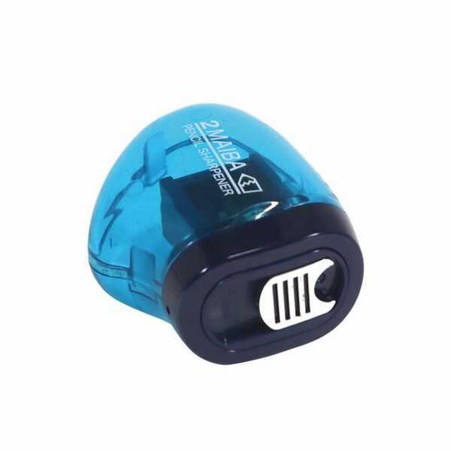 Kutsuwa 2-blade pencil sharpener (blue) 1 piece