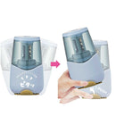 クツワ ミラガク充電式鉛筆けずり アイスブルー 372g